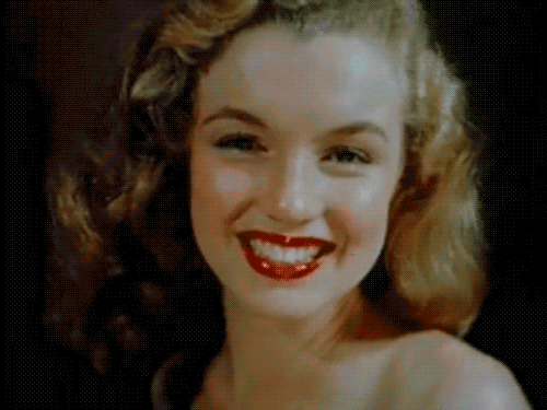 Young Marilyn Monroe animated gif