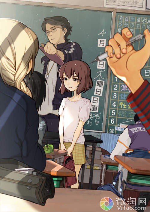 manga-school-girl
