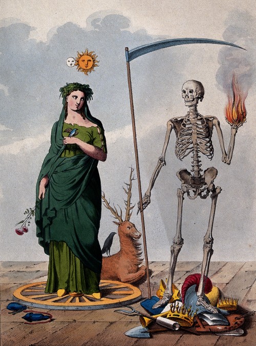 death and woman