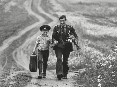 On a leave, photo by Aleksandr Steshanov USSR, 1977