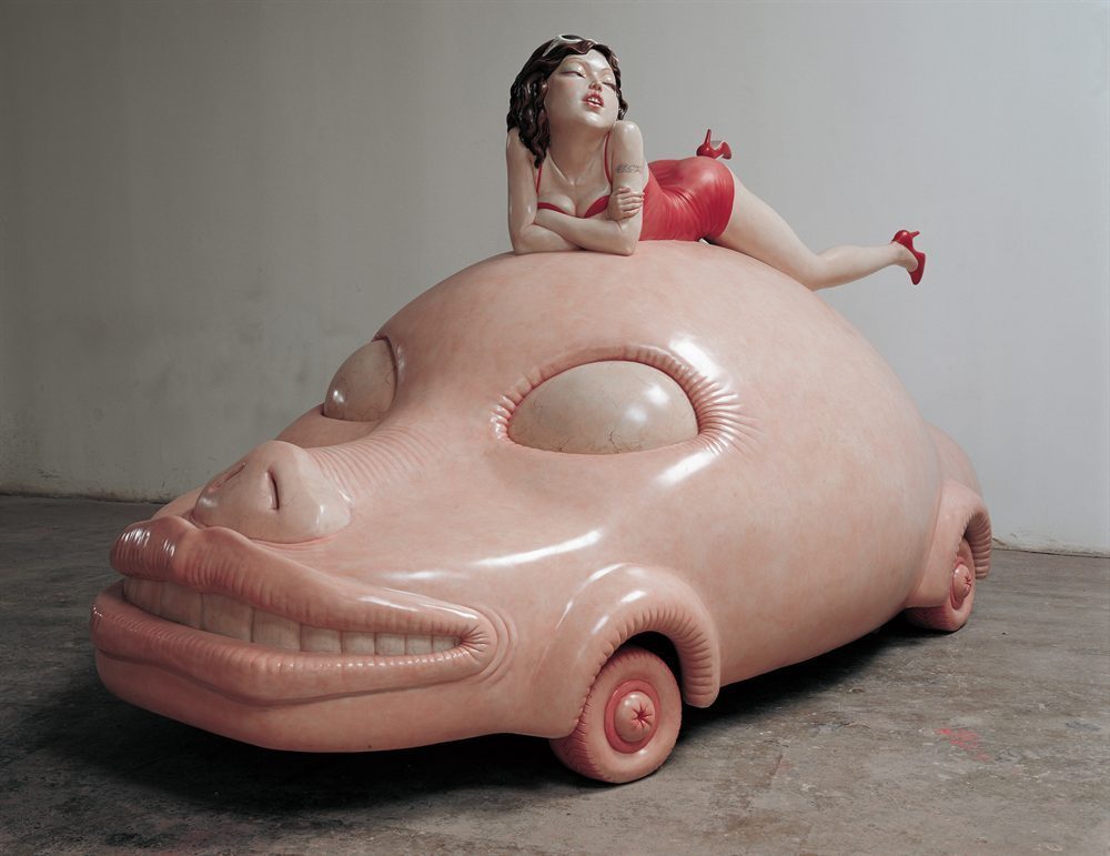 Handsome Car and Pretty Girl by CHEN WENLING