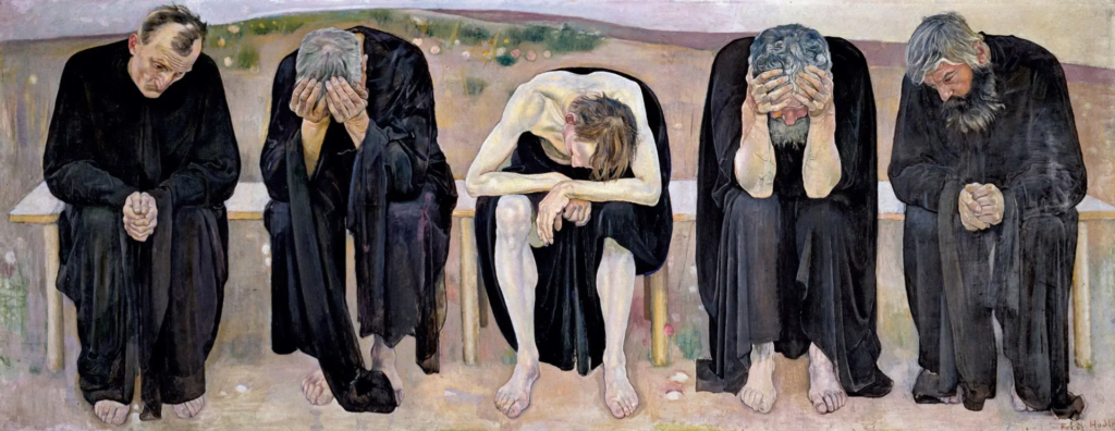 the disappointed souls, Ferdinand Hodler