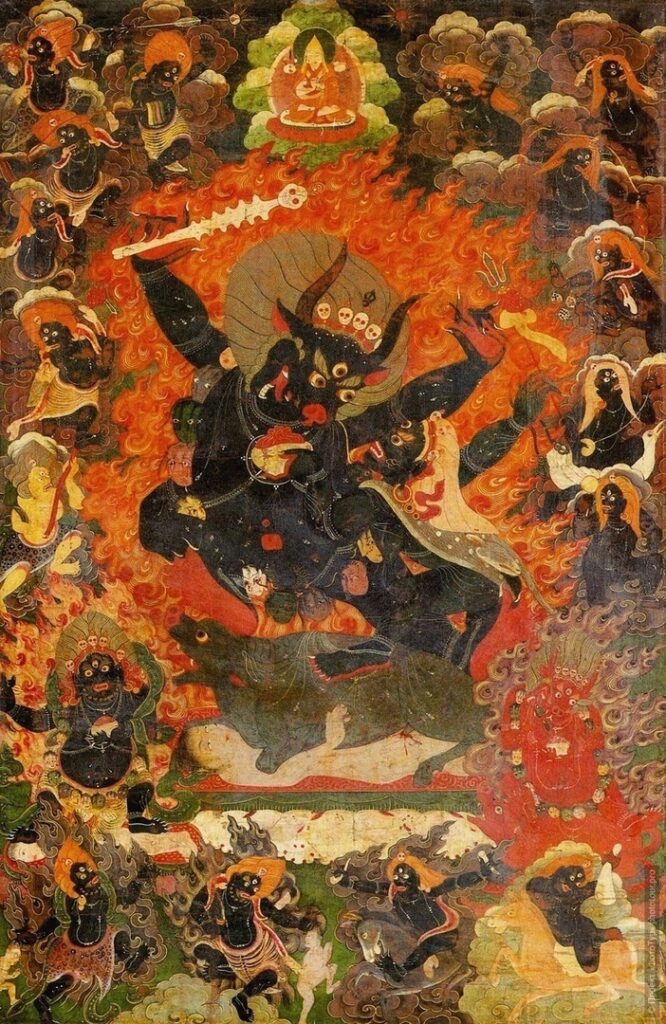 buddhist tanka demon