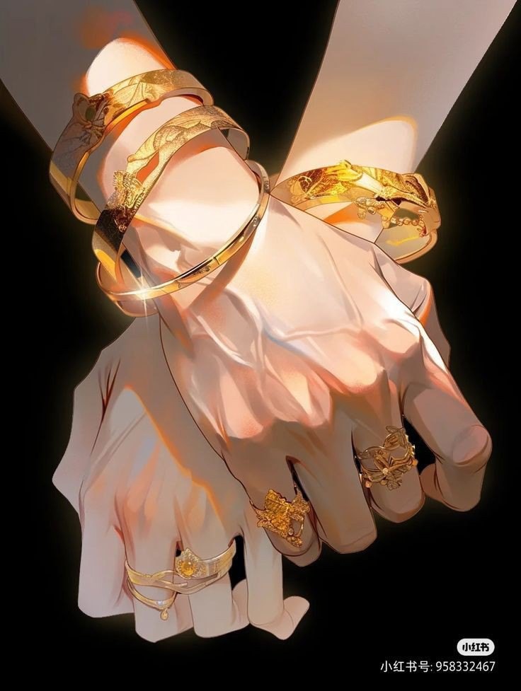 hands with jewelry manga